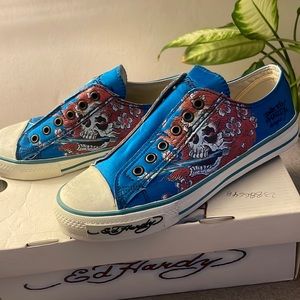 Vintage Ed Hardy Geisha Sneakers